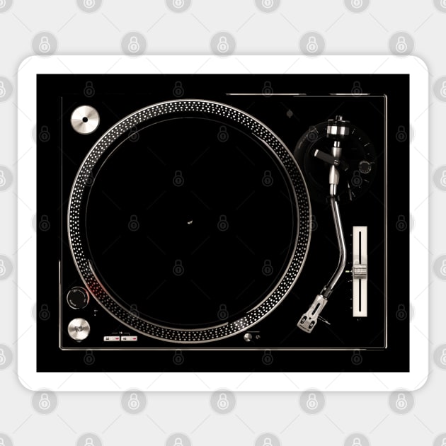 Turntable Sticker by Lamink